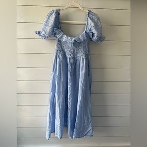 Light blue maxi dress